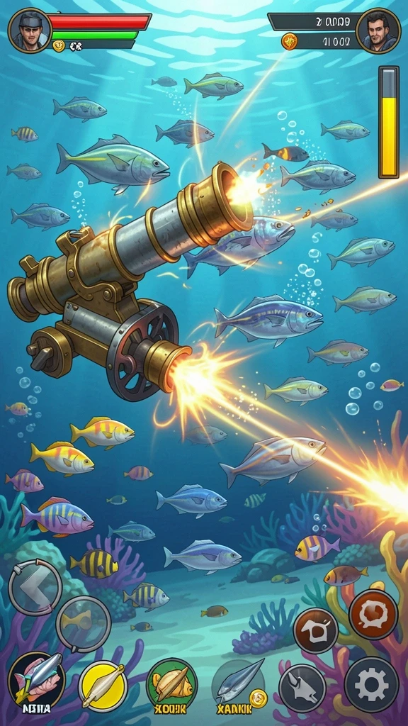 555f - Contoh gameplay dalam level menantang di 555F.