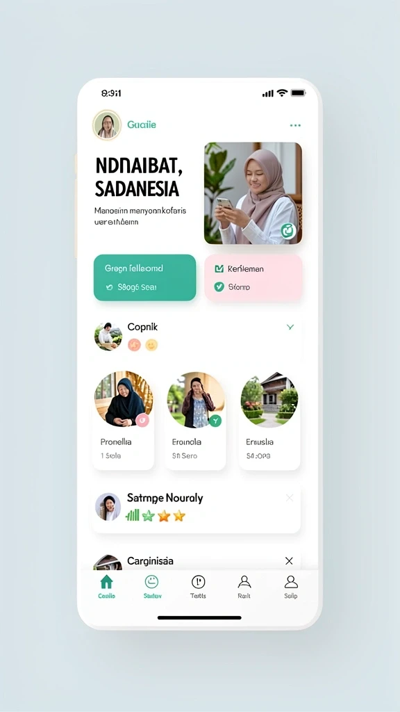 api66 - Tampilan awal yang menarik dan intuitif.
