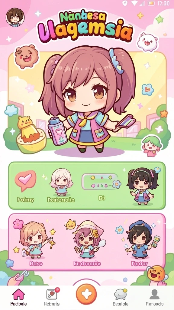 d73 - Screenshot menunjukkan pemandangan indah dalam game.