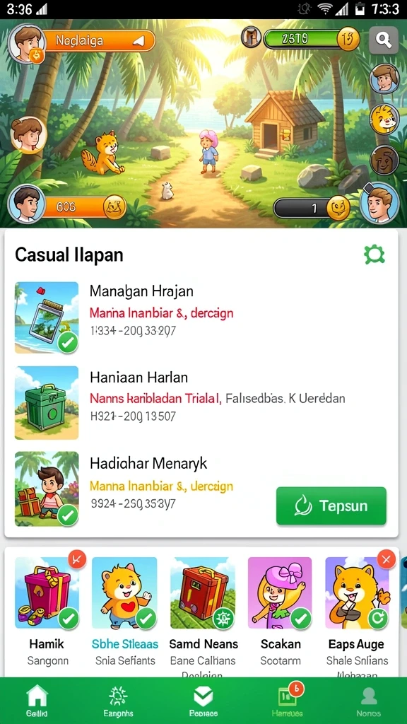 hokitime - Menu karakter dengan berbagai pilihan unik dan menarik.
