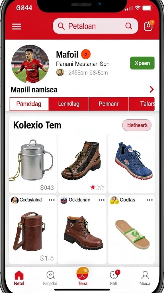 idr89 - Tampilan antarmuka yang sederhana dan intuitif.