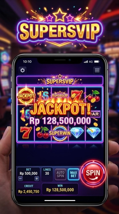 Layar utama supersvip — antarmuka bersih setelah instalasi